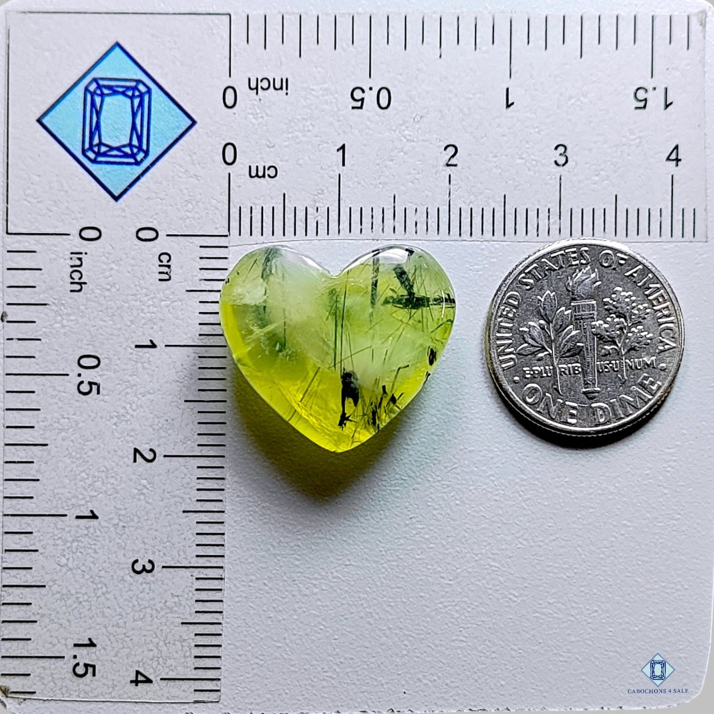 Prehnite Heart Carvings