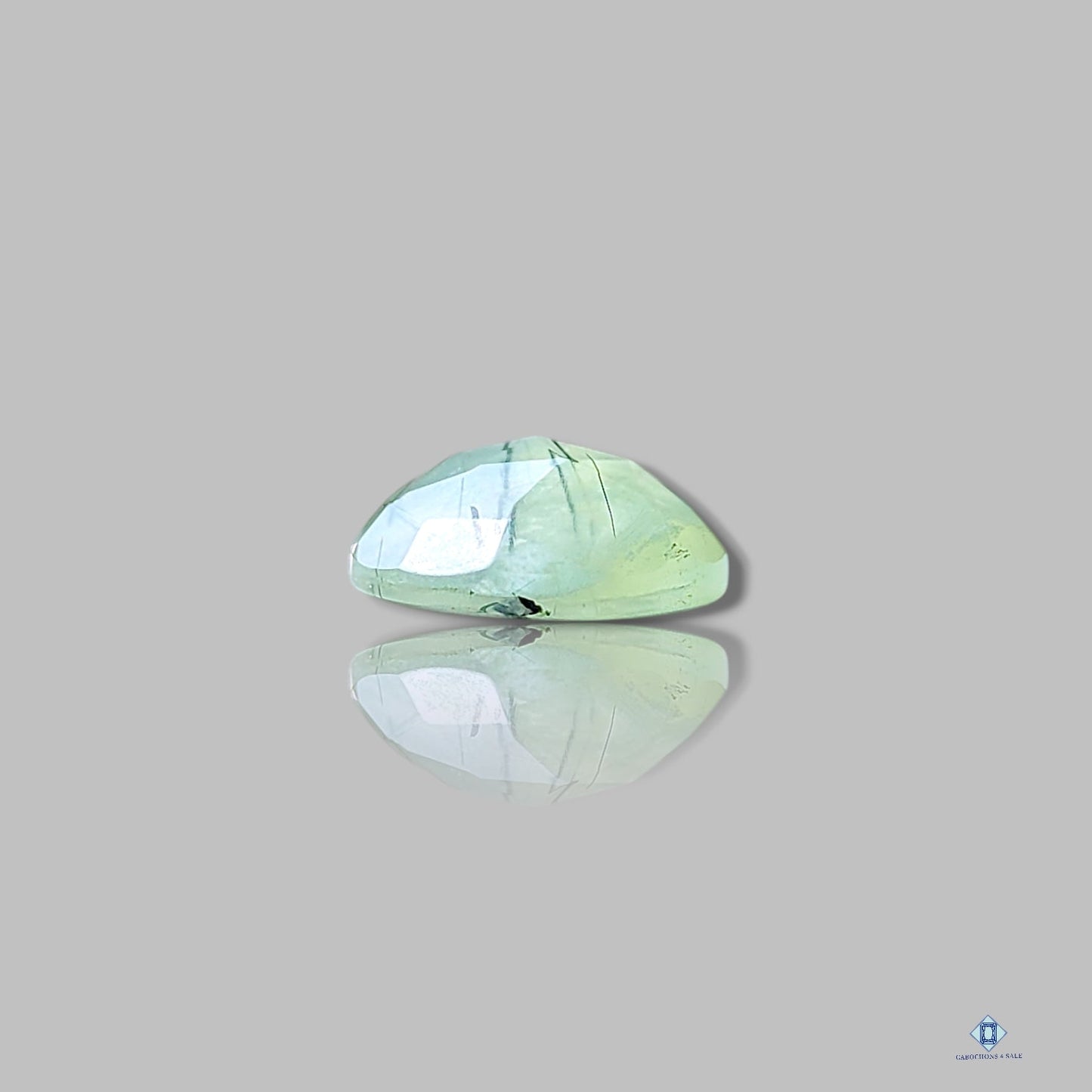 Prehnite Round Rose Cut