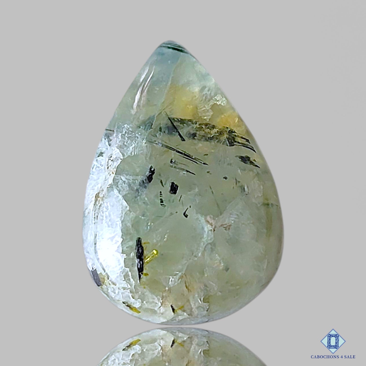 Prehnite Rutile
