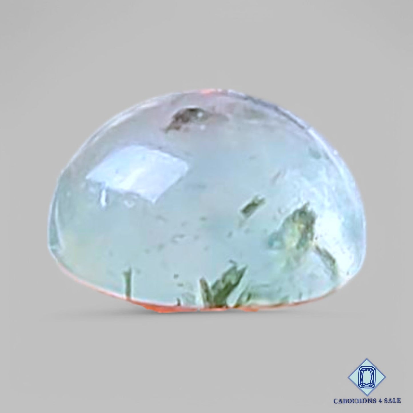 Natural Prehnite Rutile Gemstone  Round Lots 6*4mm to 8*4mm from South Africa  available for sale