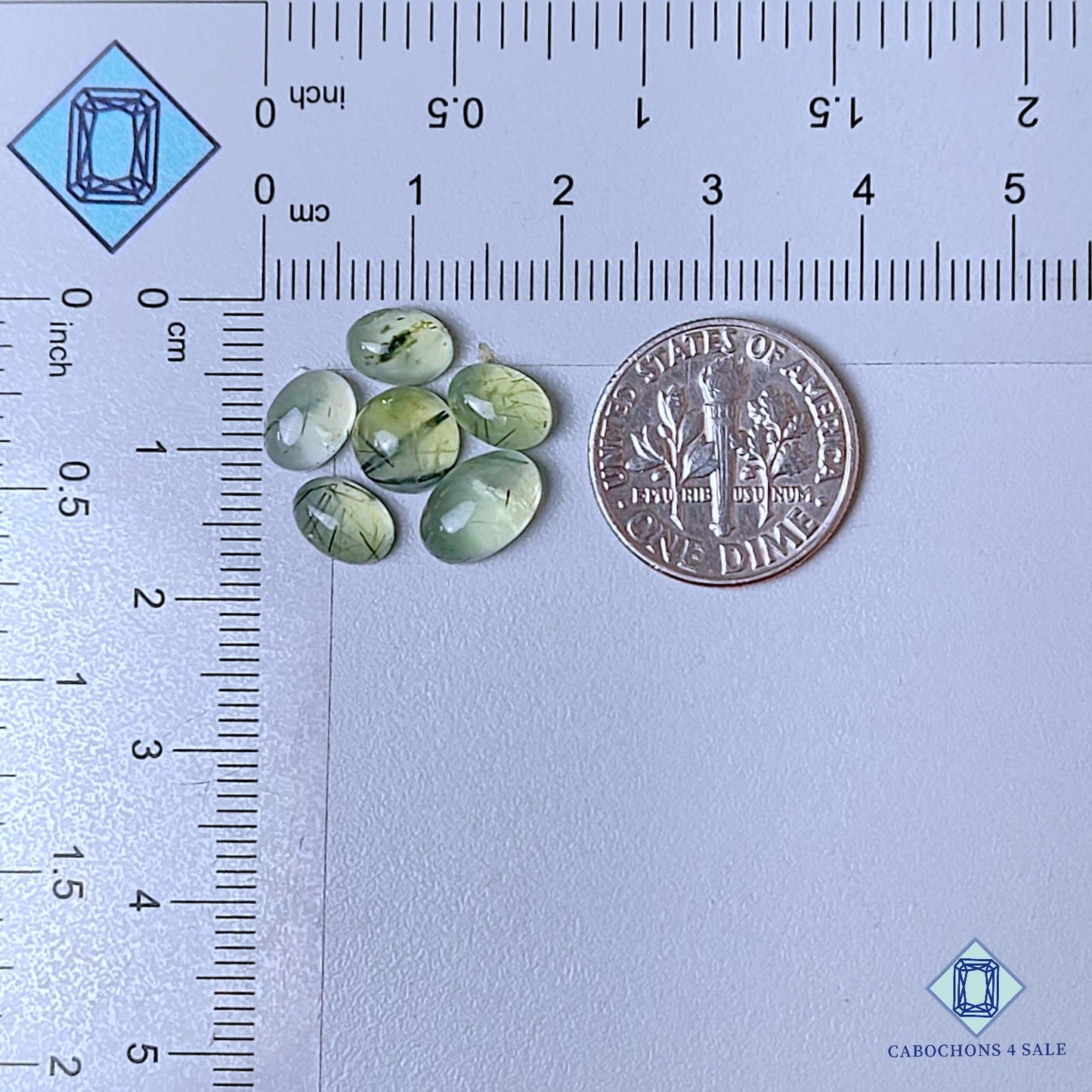 Natural Prehnite Rutile Gemstone  Mix Shape Lots 7*5*3mm to 9*6*4mm from South Africa  available for sale