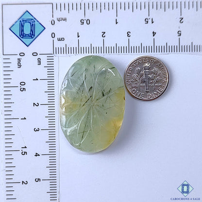 Prehnite Rutile Quartz