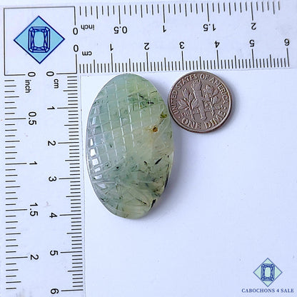 Prehnite Rutile Quartz