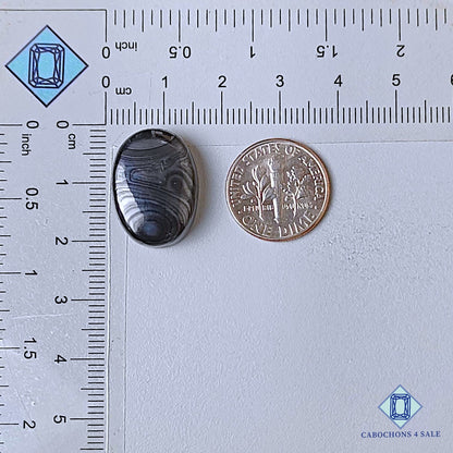 Natural Psilomelane Gemstone Oval Cabochons 20*14*7mm from USA available for sale