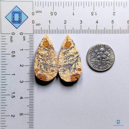 Psilomelane Dendritic agate Pear Pairs