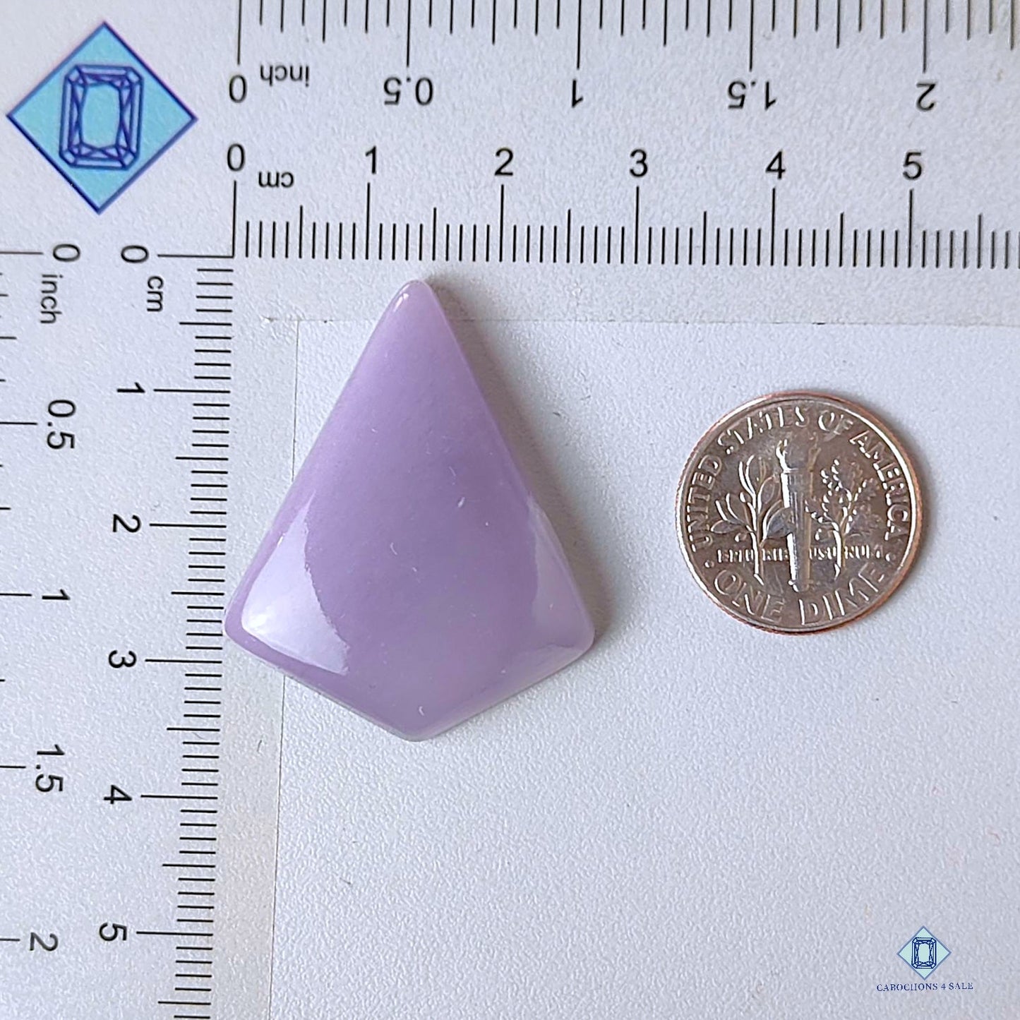 Top Grade Purple Chalcedony Fancy Gemstone Cabochons for sale, Fancy 34*27*6mm