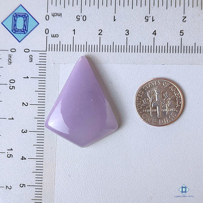 Top Grade Purple Chalcedony Fancy Gemstone Cabochons for sale, Fancy 34*27*6mm