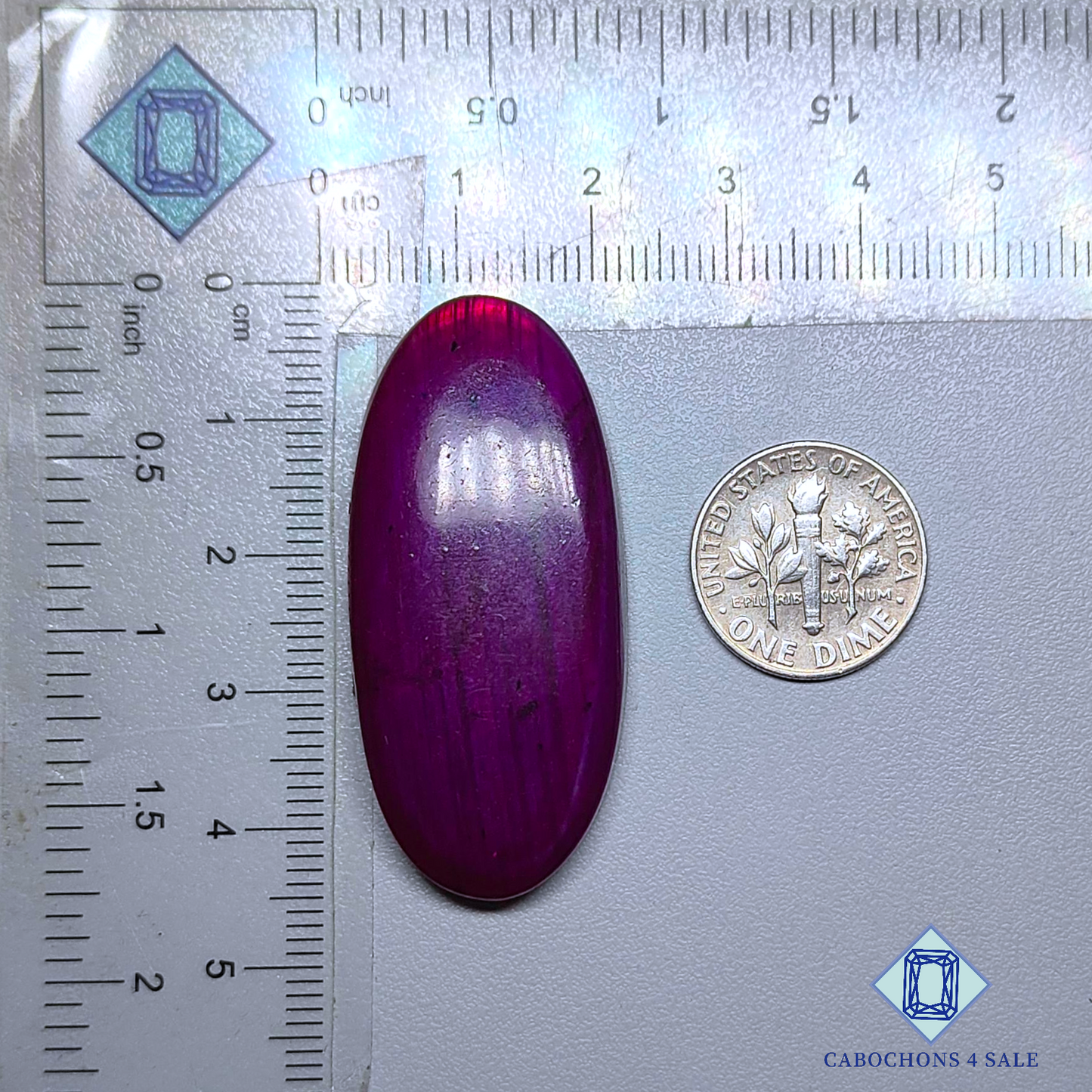 Purple Dyed Labradorite Oval Cabochons