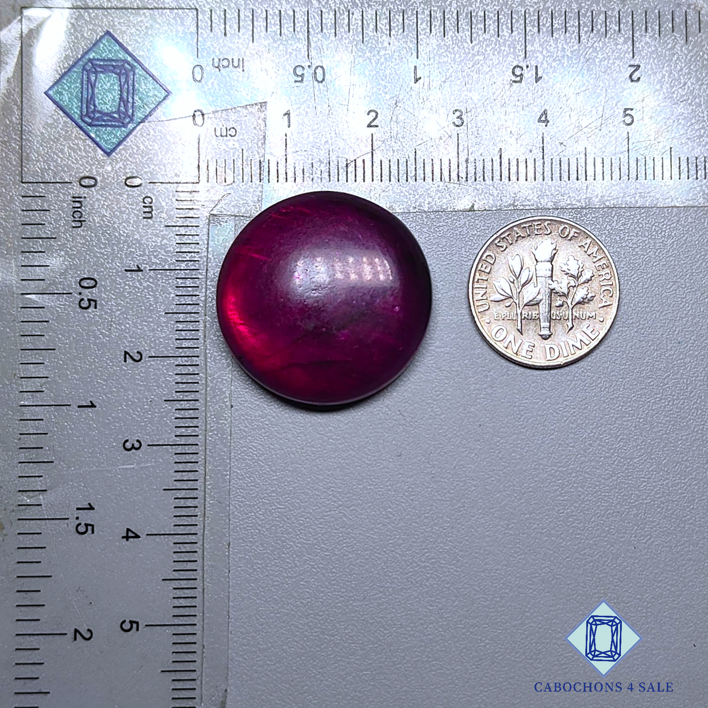 Purple Dyed Labradorite Round Cabochons