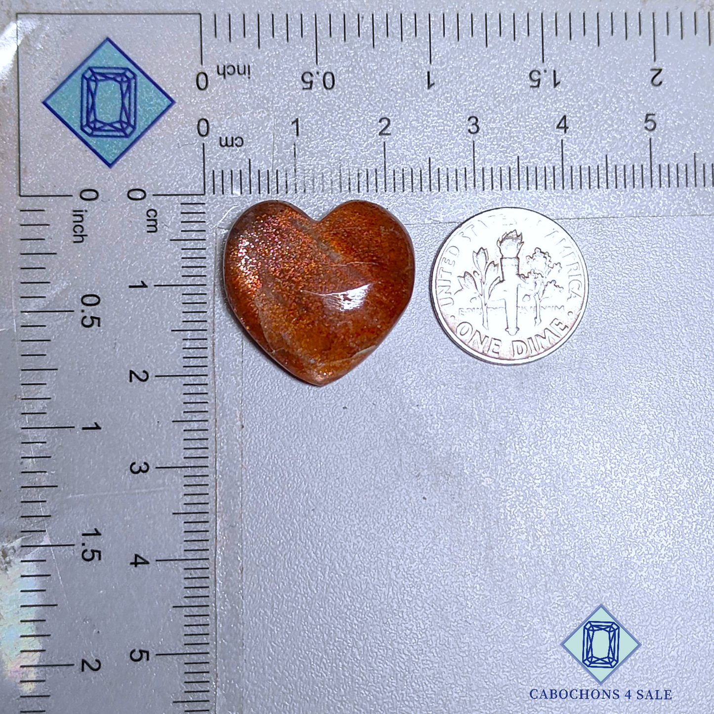 Purple Haze Sunstone Heart Carvings
