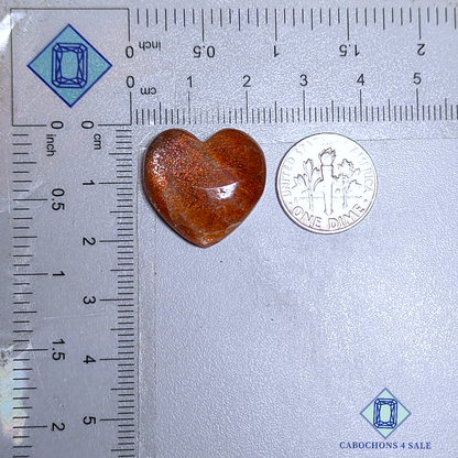 Purple Haze Sunstone Heart Carvings