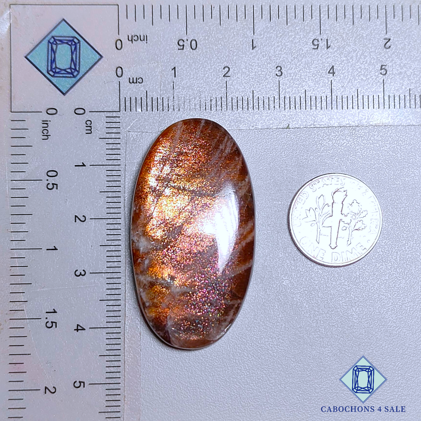 Purple Haze Sunstone Oval Cabochons