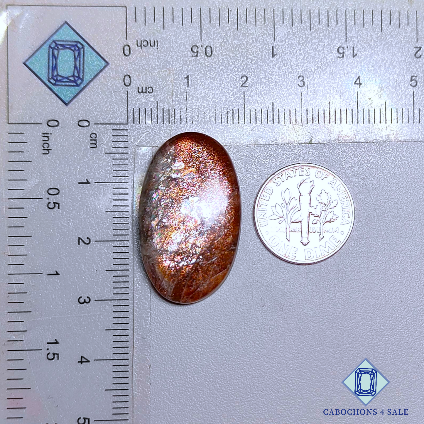 Purple Haze Sunstone Pear Cabochons