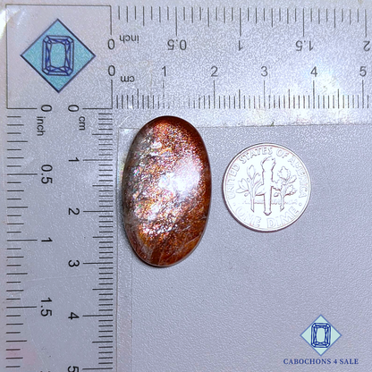 Purple Haze Sunstone Pear Cabochons