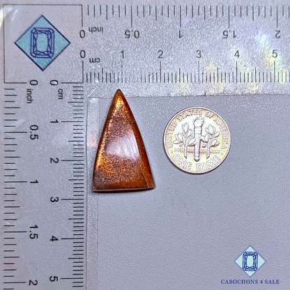 Cabujones triangulares de piedra solar Purple Haze