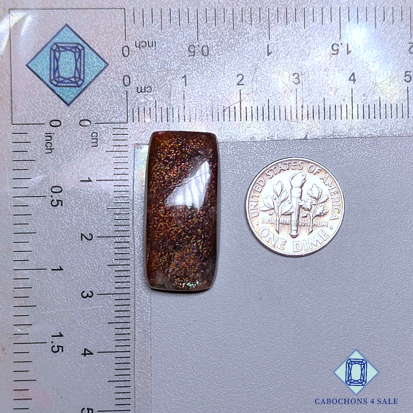 Purple Haze Sunstone Rectangle Cabochons