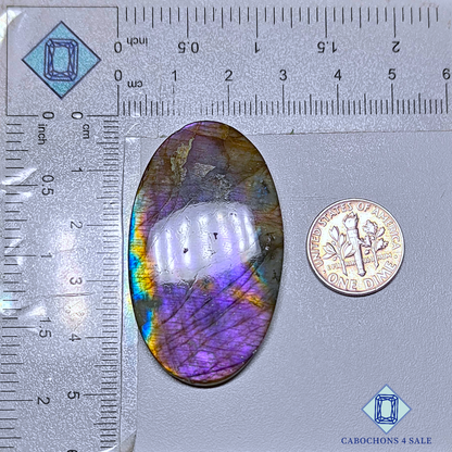 Purple Labradorite Oval Cabochons