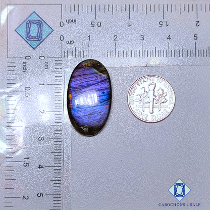 Purple Labradorite Oval Cabochons