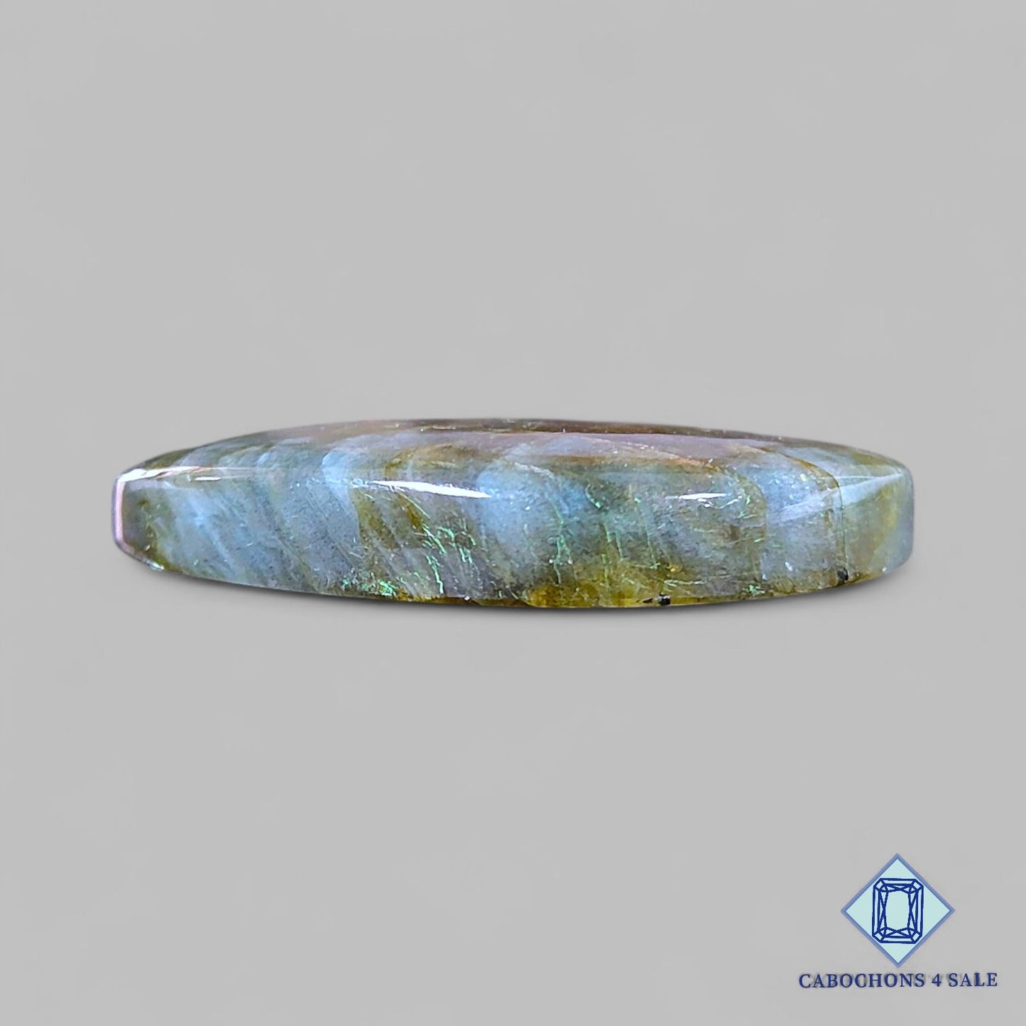 Natural Purple Labradorite Gemstone Fancy Cabochons 39*28*7mm from Madagascar  available for sale