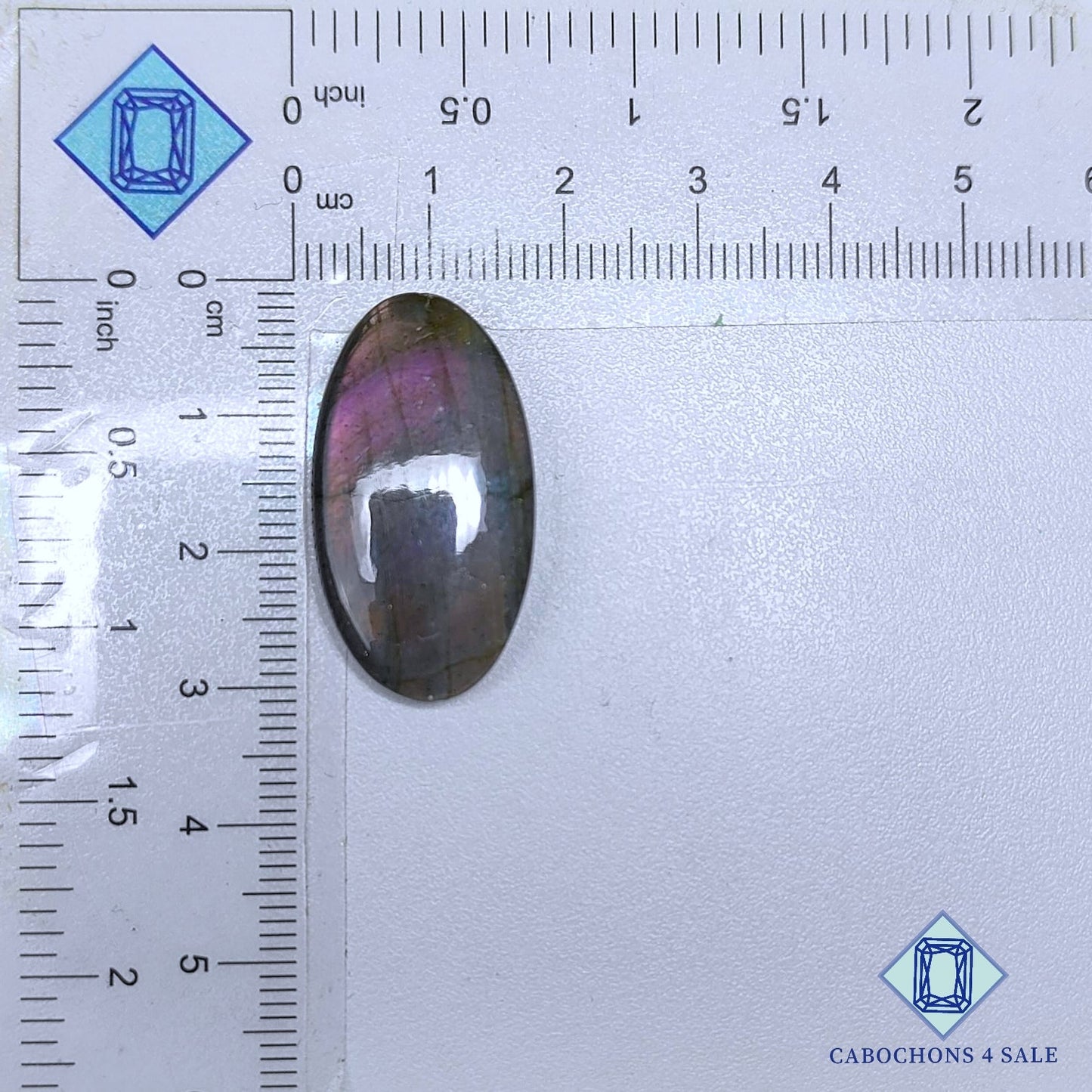 Purple Labradorite Oval Cabochons