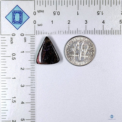 Purple Labradorite Triangle Cabochons