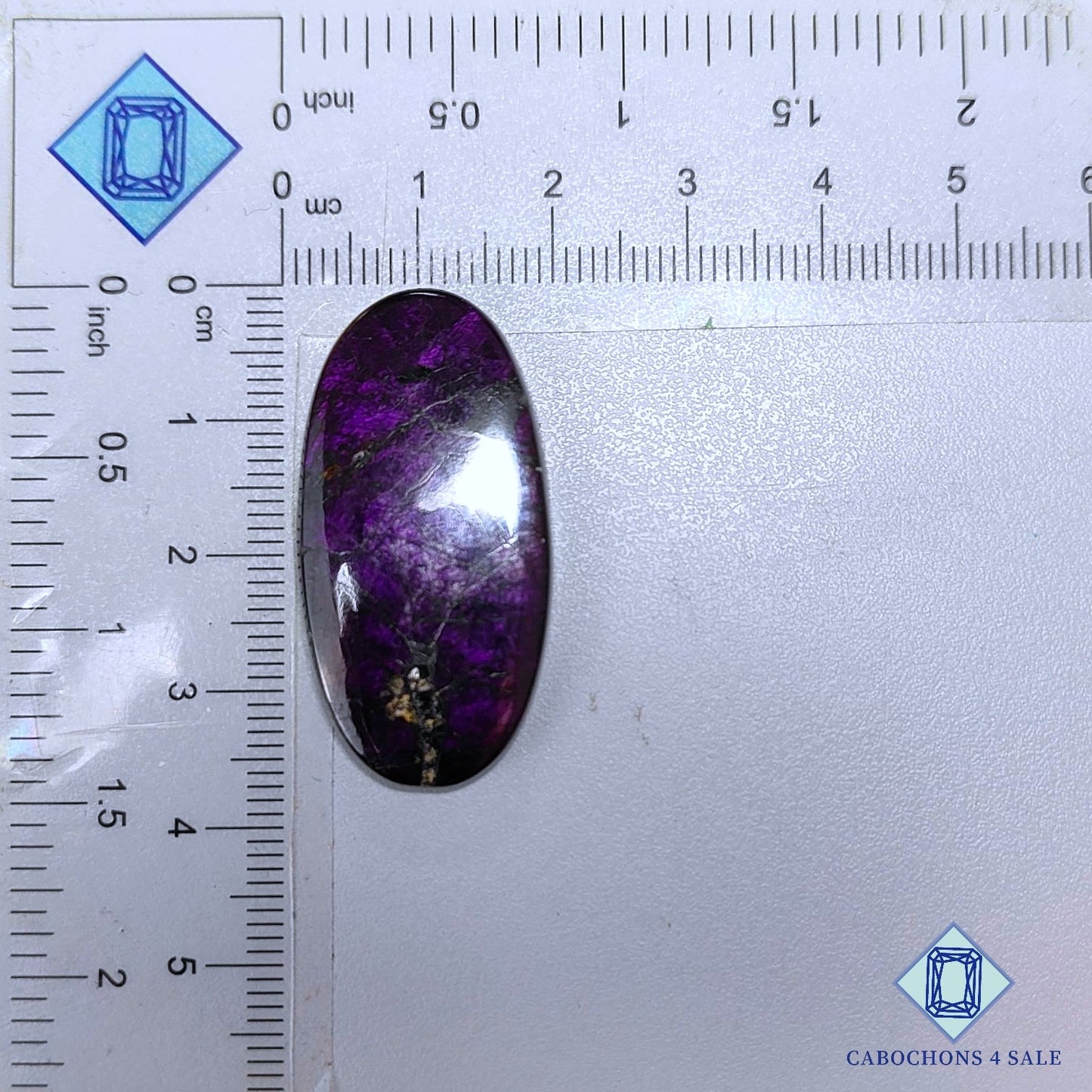 Natural Purpurite Gemstone  Oval Cabochons 36*28*5mm from Namibia available for sale