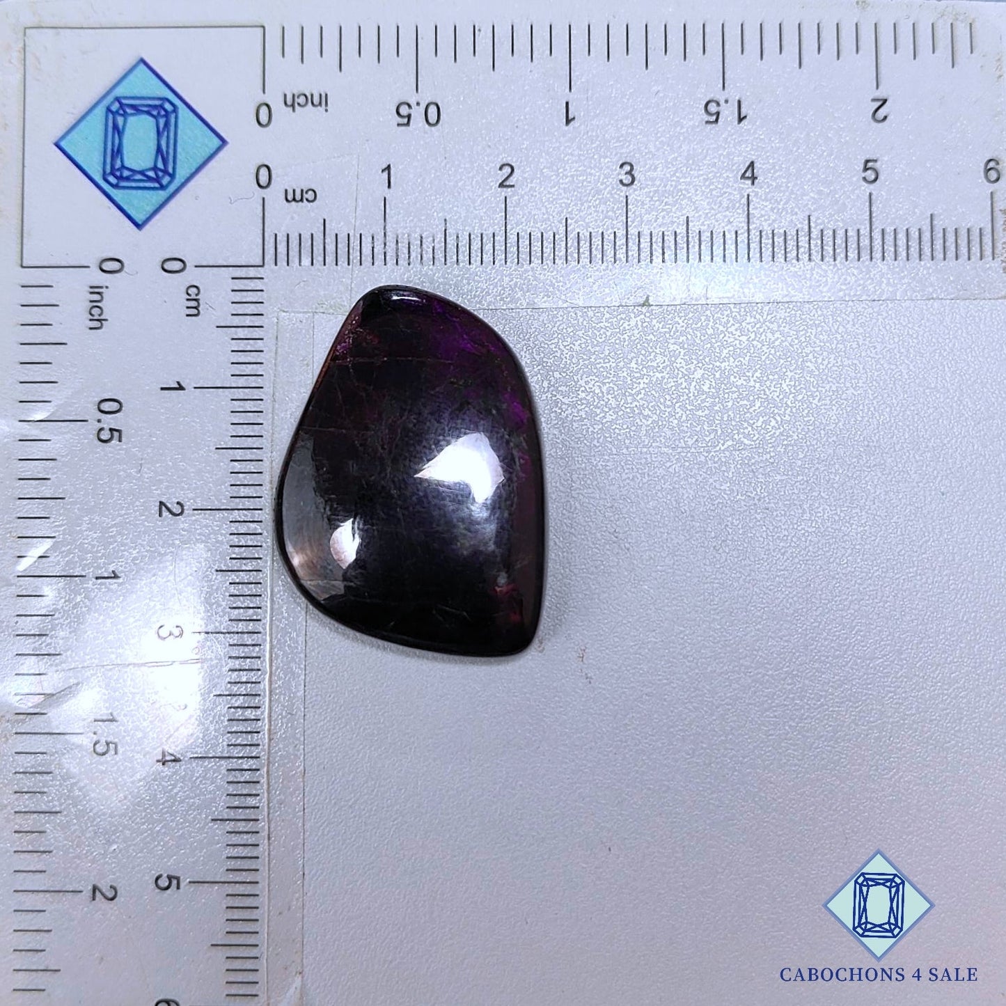 Natural Purpurite Gemstone  Fancy Cabochons 28*22*6mm from Namibia available for sale