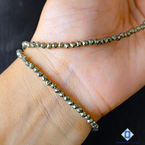 Pyrite Round Beads 12.3 inch*2mm