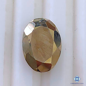 Pyrite Oval Faceted Cut