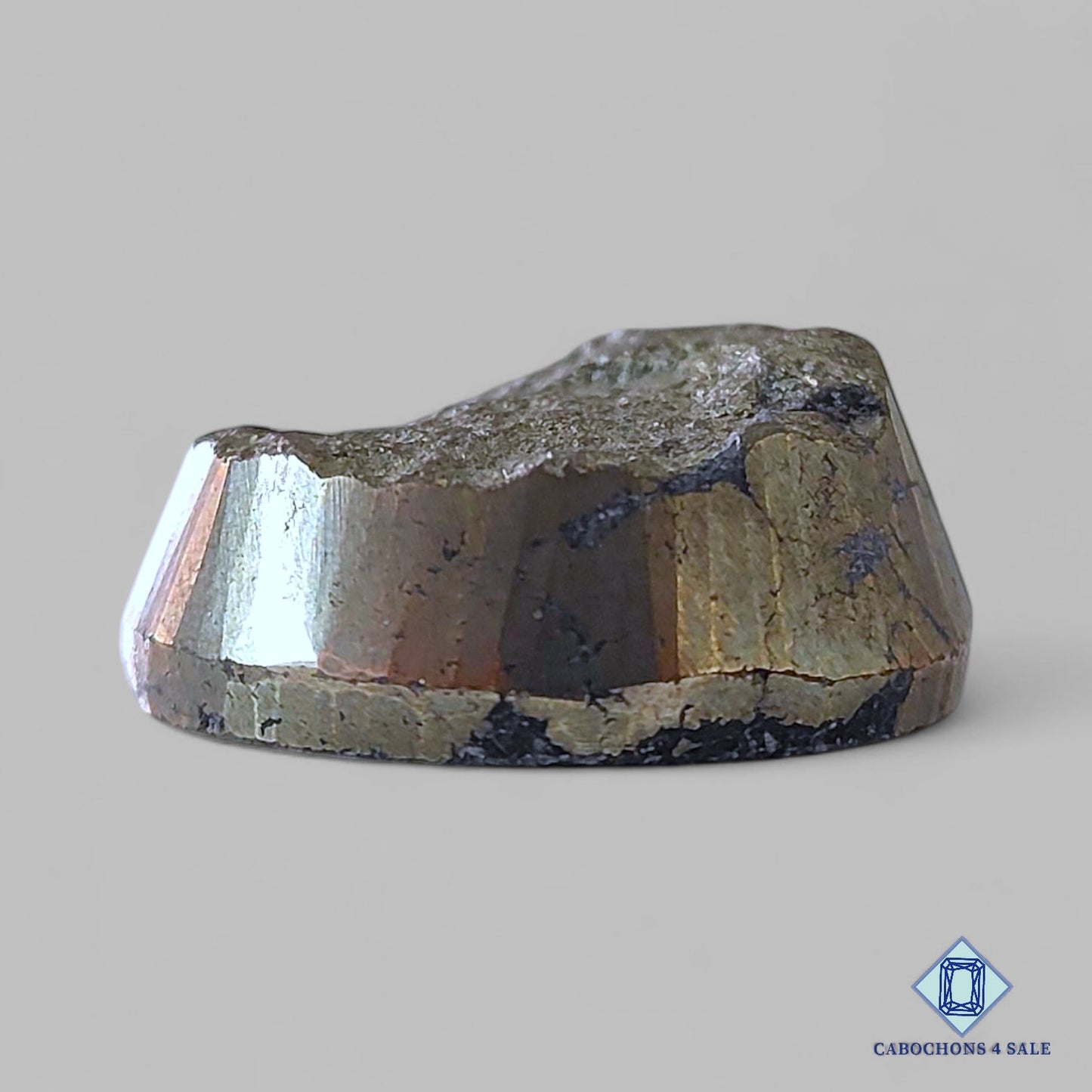 Natural Pyrite Gemstone  Round Druzy 25*10mm from Peru available for sale