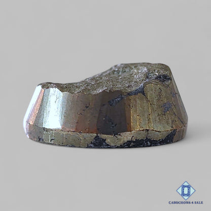 Natural Pyrite Gemstone  Round Druzy 25*10mm from Peru available for sale