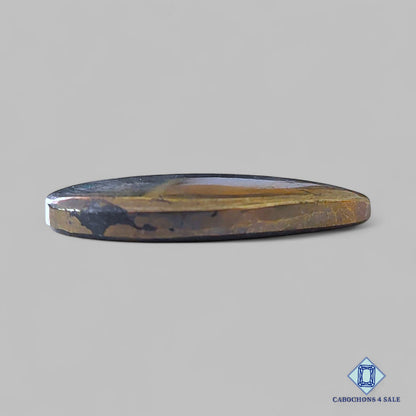 Natural Pyrite Gemstone  Pear Cabochons 38*24*5mm from Peru available for sale