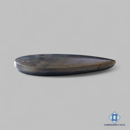 Natural Pyrite Gemstone  Pear Cabochons 30*23*3mm from Peru available for sale