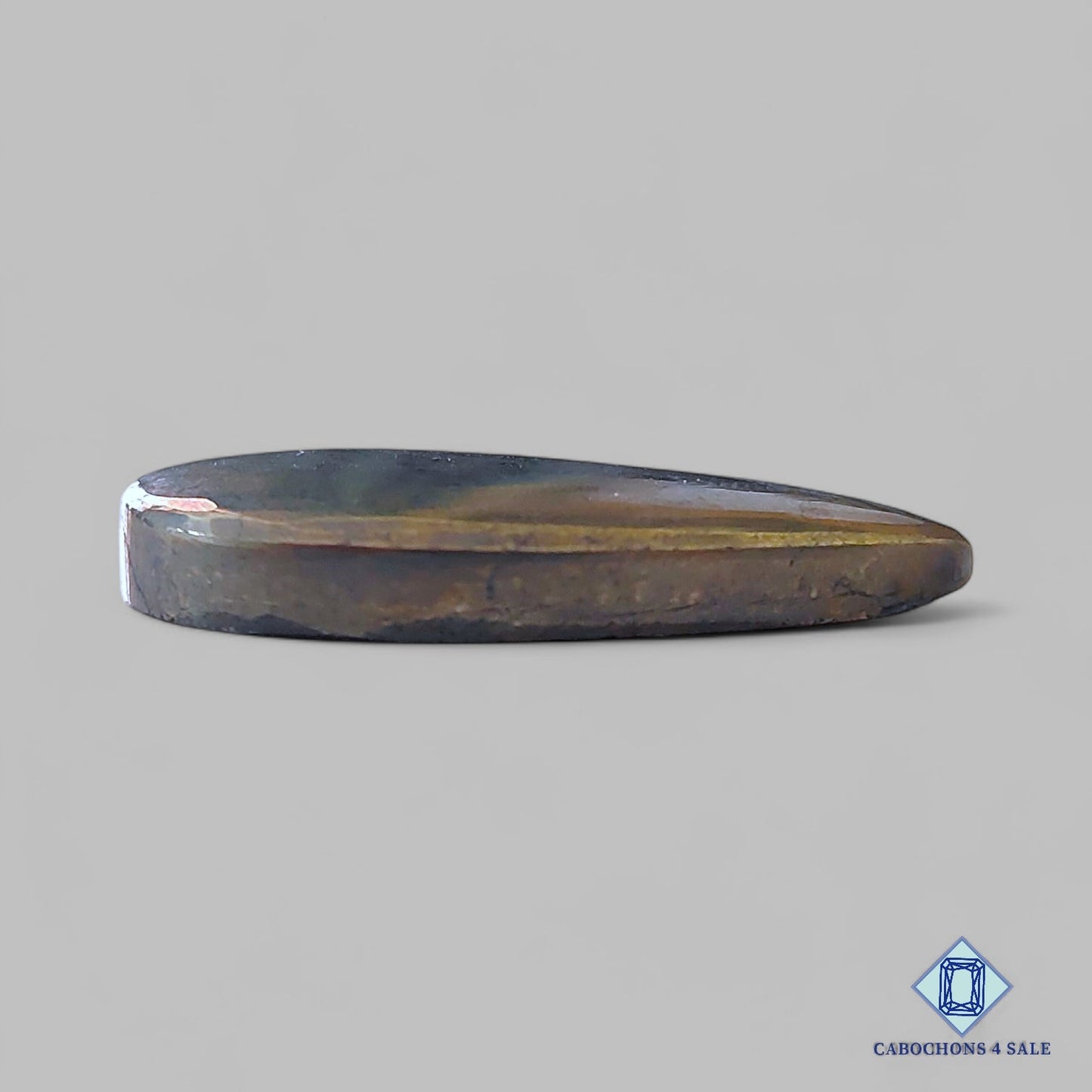 Natural Pyrite Gemstone  Pear Cabochons 34*22*5mm from Peru available for sale