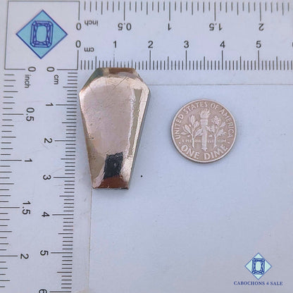 Natural Pyrite Gemstone  Fancy Cabochons 33*19*6mm from Peru  available for sale