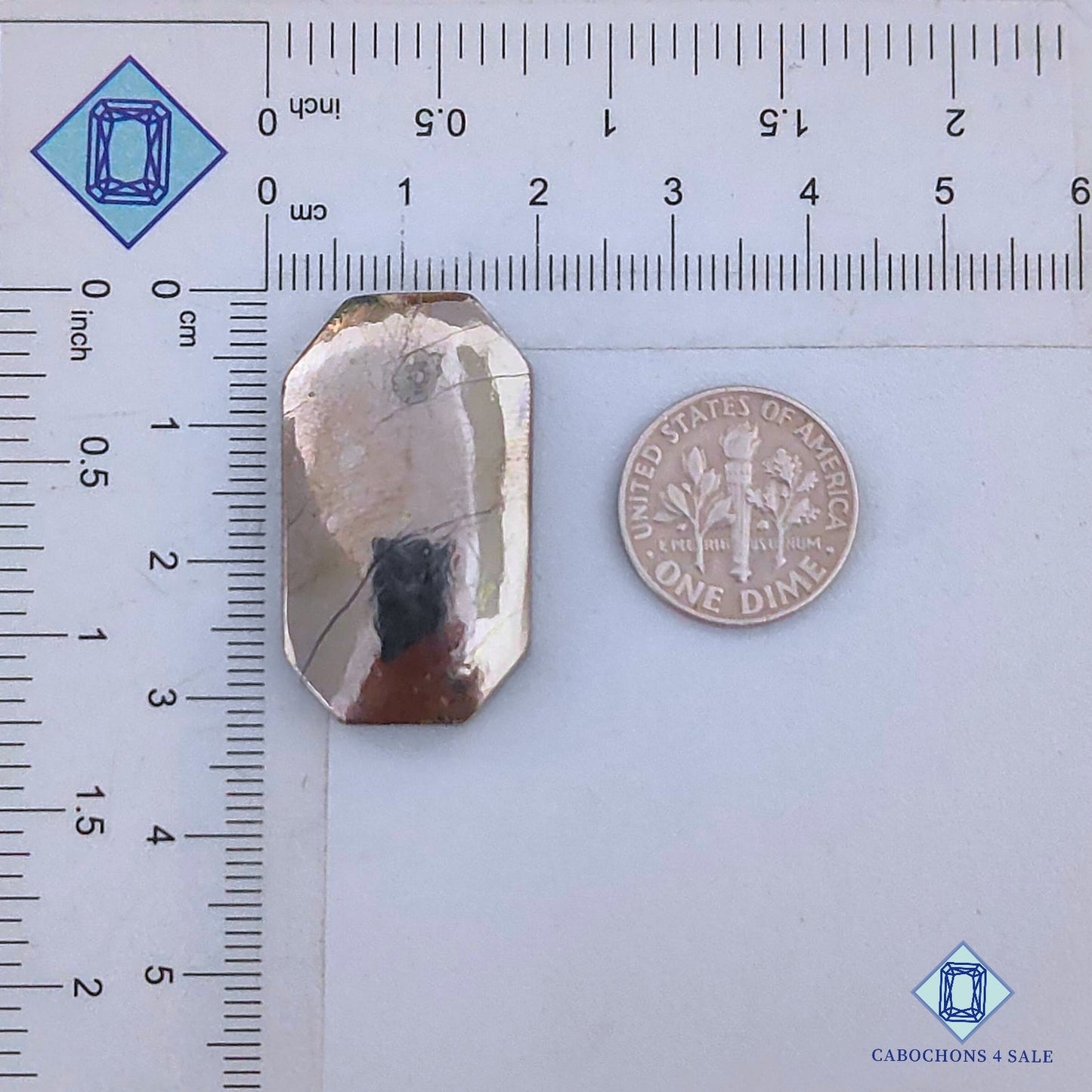 Natural Pyrite Gemstone  Fancy Cabochons 31*18*5mm from Peru  available for sale