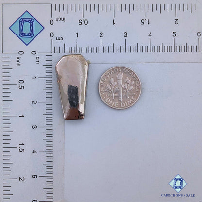 Natural Pyrite Gemstone  Fancy Cabochons 26*14*5mm from Peru  available for sale