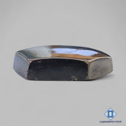 Cabujones hexagonales de pirita natural de 20 x 17 x 5 mm, de Perú, disponibles para la venta.