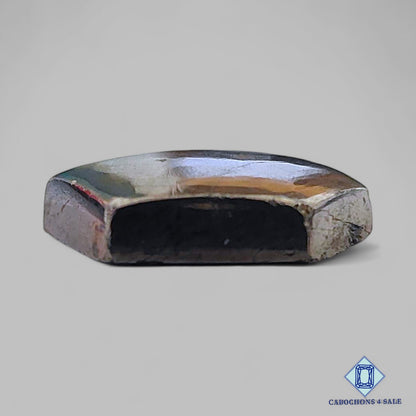 Cabujones hexagonales de pirita natural de 20 x 17 x 5 mm, de Perú, disponibles para la venta.