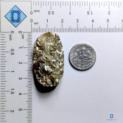 Pyrite Oval Druzy