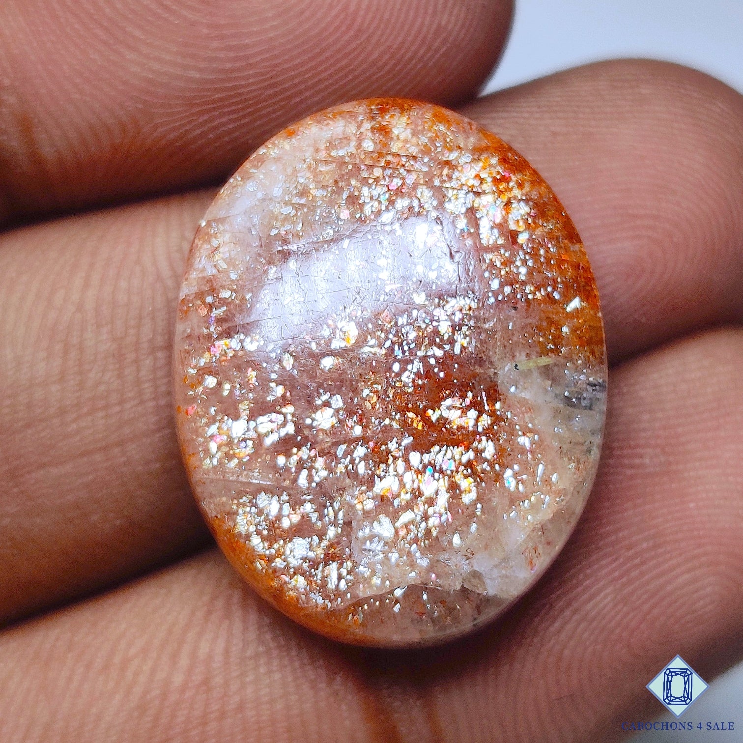 Rainbow Confetti Sunstone