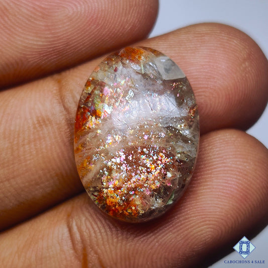 Rainbow Confetti Sunstone