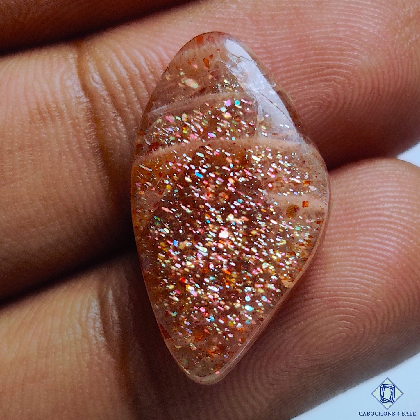 Rainbow Confetti Sunstone
