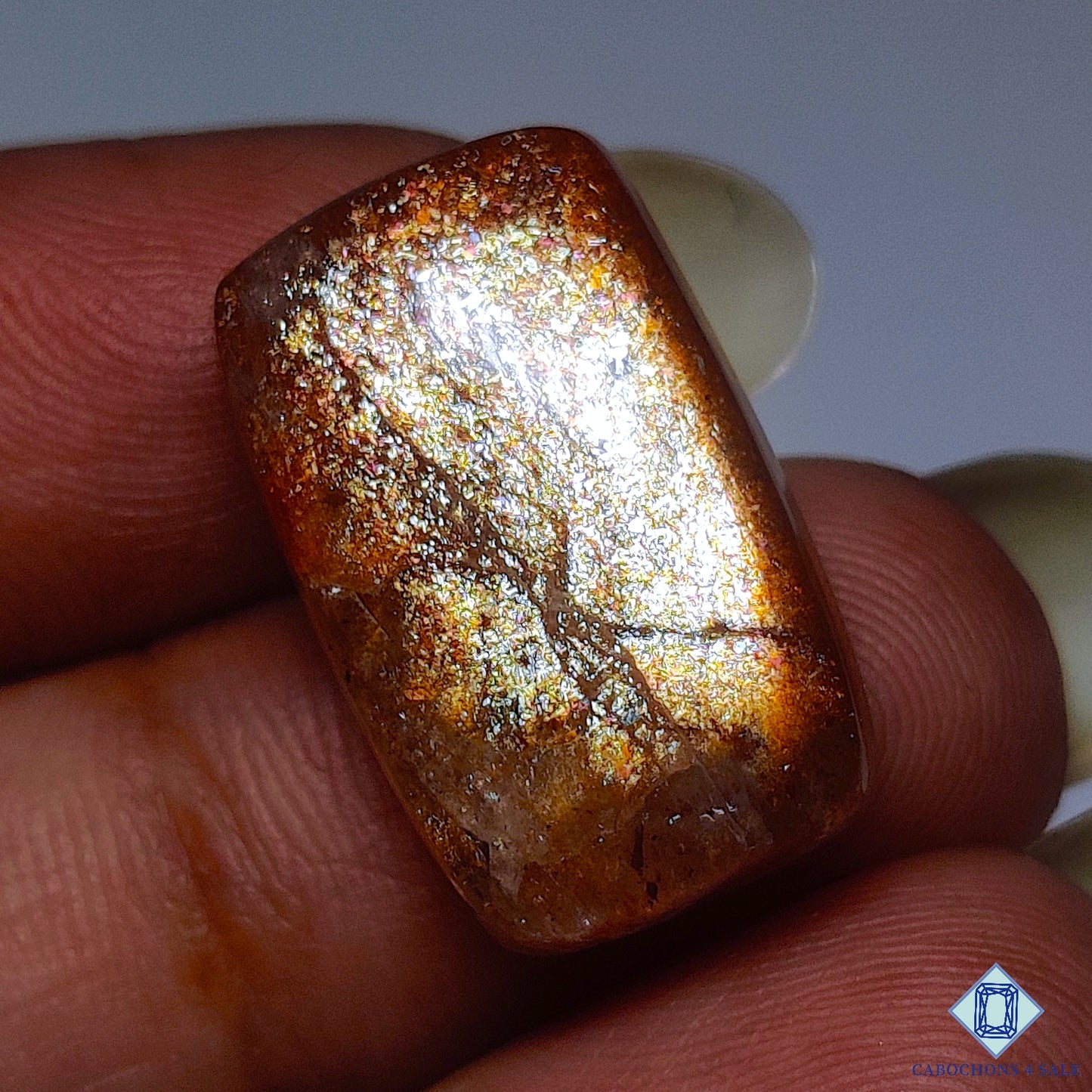Rainbow Confetti Sunstone