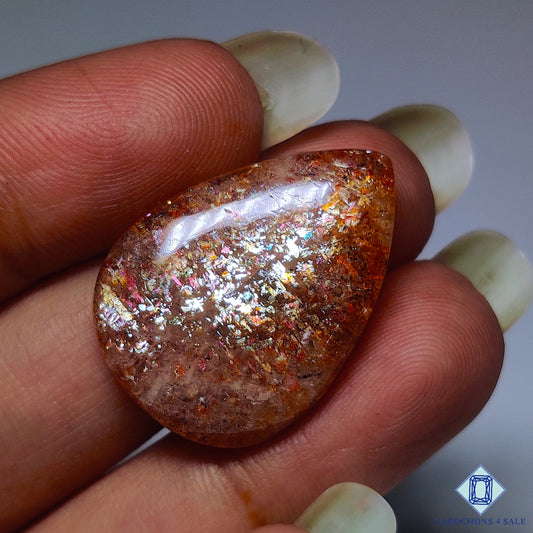 Rainbow Confetti Sunstone