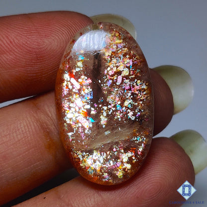 Rainbow Confetti Sunstone