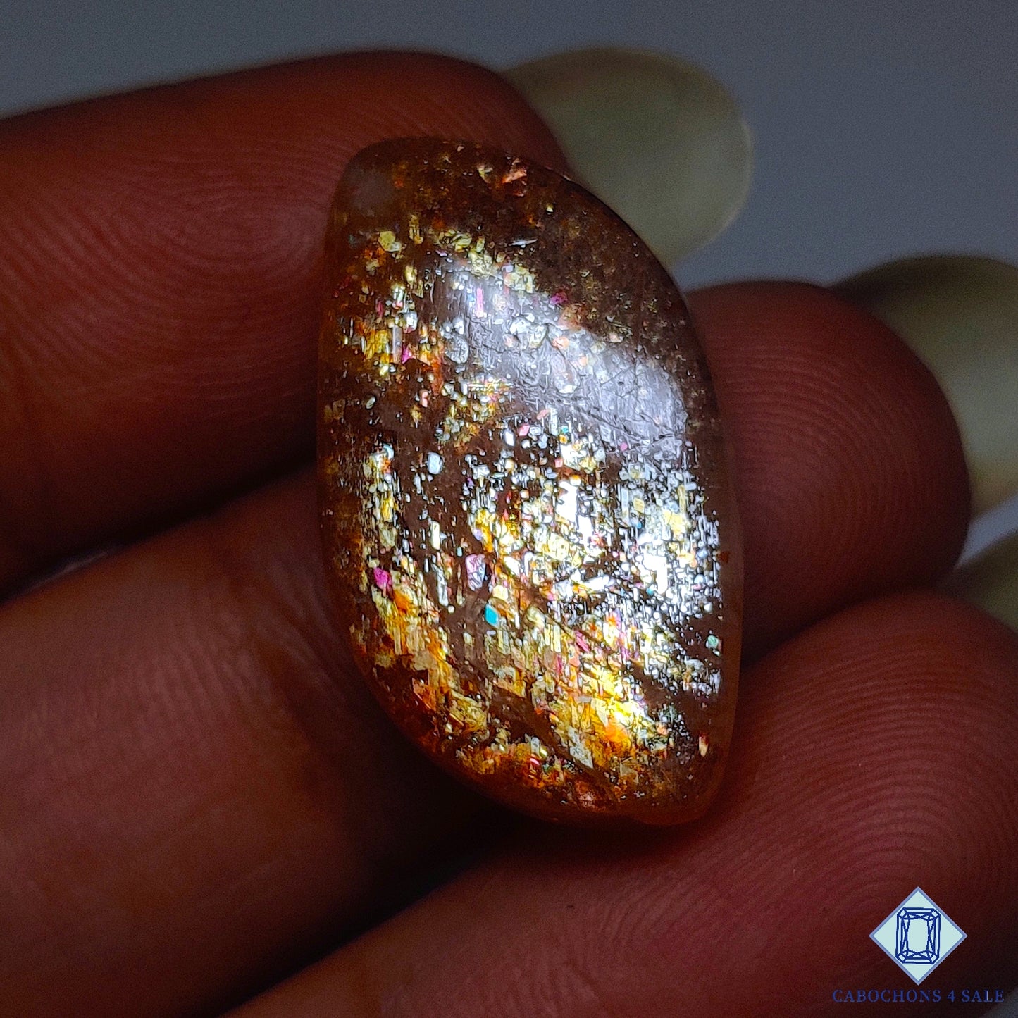 Rainbow Confetti Sunstone