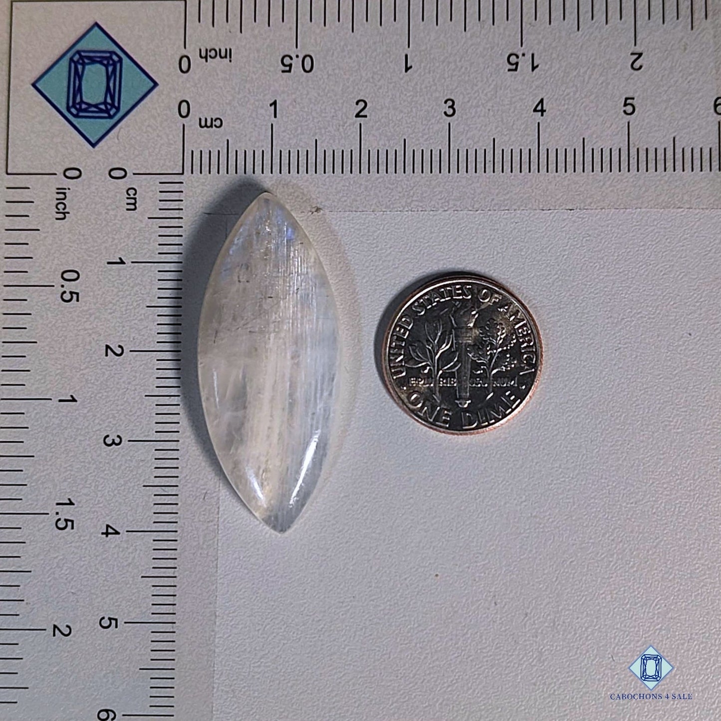 Rainbow Moonstone Marquise Cabochons