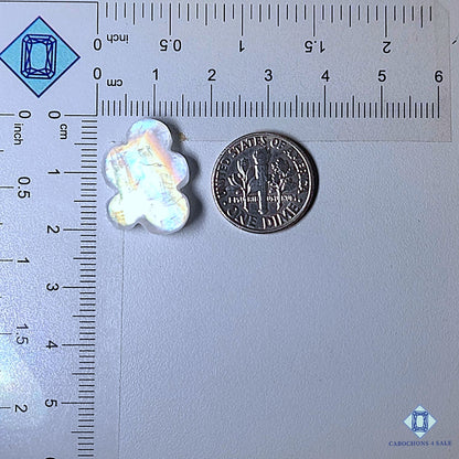 Natural Rainbow Moonstone Gemstone  Fancy Carvings 20*15*6mm from India available for sale