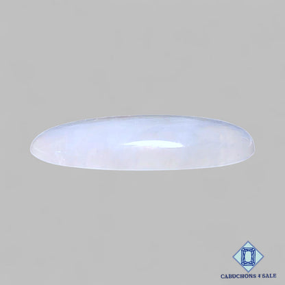 Cabujones ovalados de piedra lunar arcoíris natural de 27 x 21 x 4 mm de Sri Lanka, disponibles para la venta.